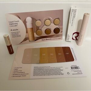 Rare Beauty Selena Gomez Lip Balm & Mini Mascara Concealer & Tinted Moisturizer